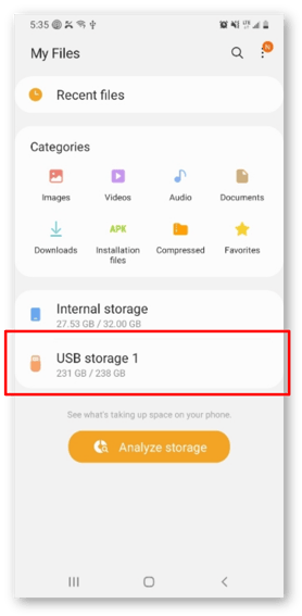 USB Storage